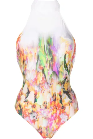 Lenny Niemeyer Neckholder-Badeanzug mit Print