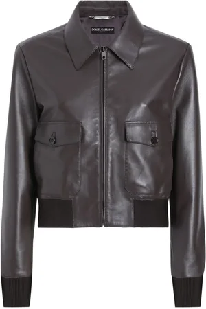 Dolce & Gabbana Klassische Lederjacke