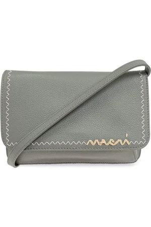 Marni Schultertasche mit Logo-Stickerei