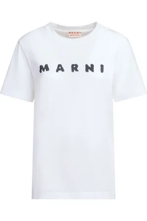 Marni T-Shirt mit Logo-Print
