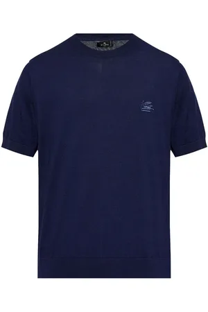 Etro T-Shirt mit Pegaso-Stickerei