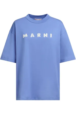 Marni T-Shirt mit Logo-Print