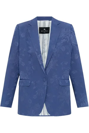 Etro Jacquard-Blazer mit Blumenmuster