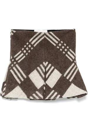 Conner Ives Reconstituted Military Blanket Faltenrock