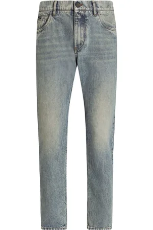 Dolce & Gabbana Ausgeblichene Straight-Leg-Jeans