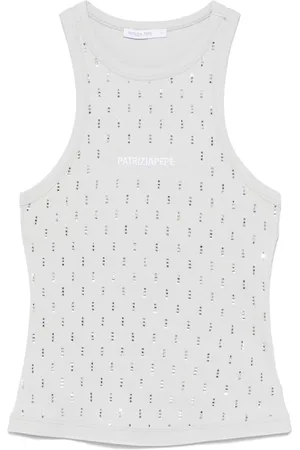 Patrizia Pepe Tanktop mit Logo-Stickerei
