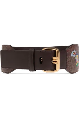 Etro Gürtel mit Blumenstickerei