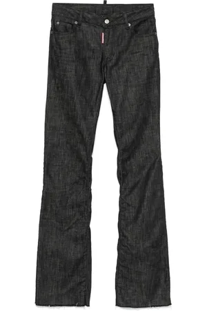 Dsquared2 Halbhohe Schlagjeans