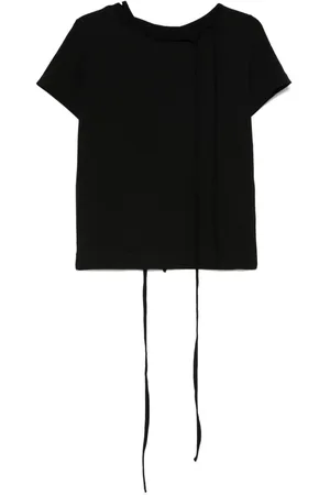 YOHJI YAMAMOTO T-Shirt mit Krawattendetail