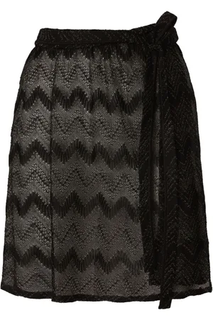 Missoni Minirock aus Lamé mit Zickzackmuster