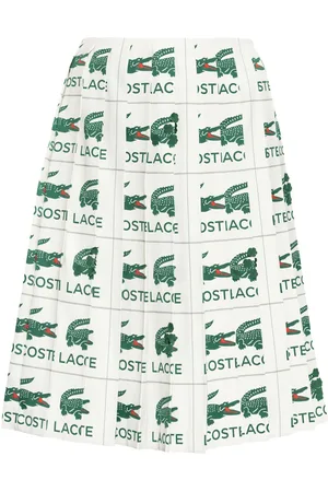 Lacoste Faltenrock mit Stickereien