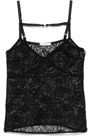 Patrizia Pepe Trägershirt aus Spitze