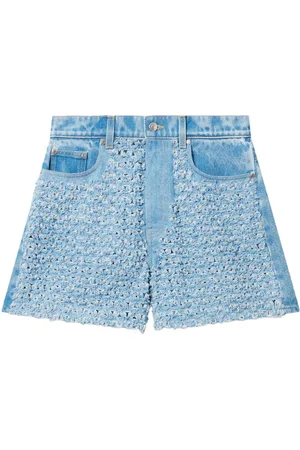 Stella McCartney Strukturierte Jeans-Shorts