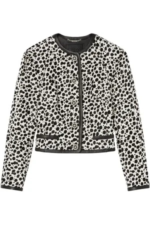 VERSACE Raglanjacke mit Dalmatiner-Print