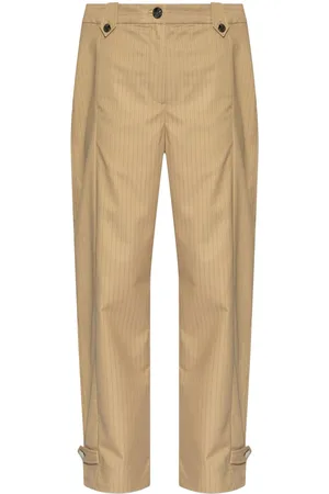 Ganni Hose mit gestreiftem Jacquard