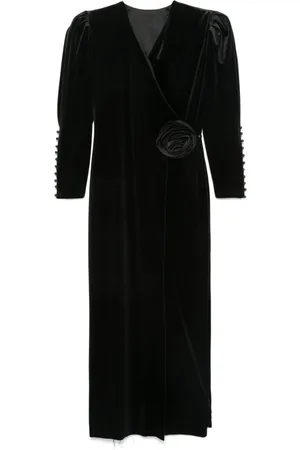 Ana Radu Maxikleid aus Velours