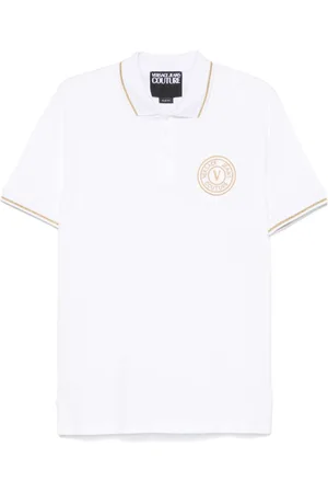 VERSACE Poloshirt mit Logo-Stickerei