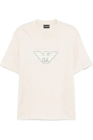 Emporio Armani T-Shirt mit Logo-Stickerei