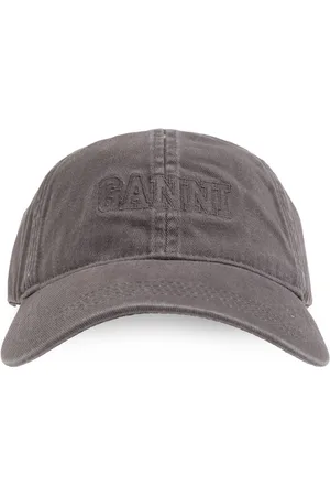 Ganni Baseballkappe mit Logo-Stickerei