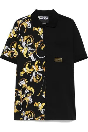 VERSACE Poloshirt mit Barocco-Print