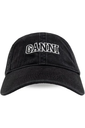 Ganni Baseballkappe mit Logo-Stickerei