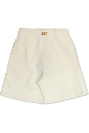 VERSACE Joggingshorts mit Sangallo-Stickerei