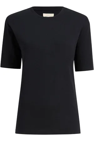 Khaite The Mae T-Shirt mit Logo-Applikation