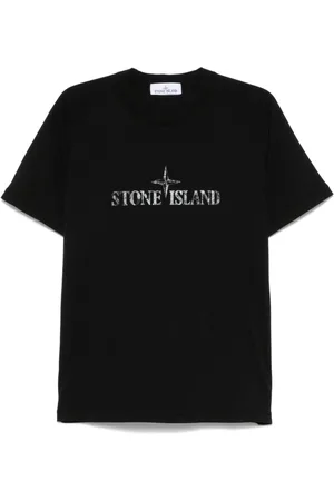Stone Island T-Shirt mit Logo-Print