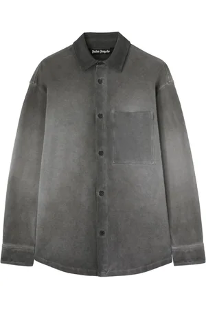 Palm Angels Hemdjacke mit klassischem Logo
