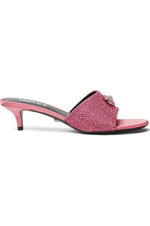VERSACE Alia Mules mit Kristallen 45mm
