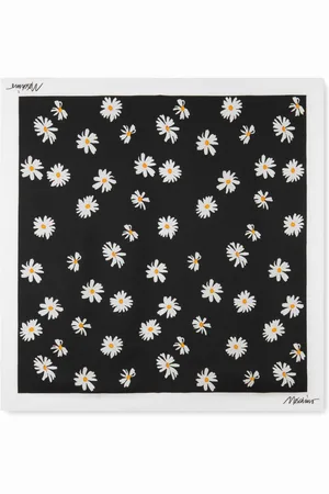 Moschino Schal mit Margeriten-Print