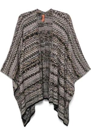 Missoni Cape mit Zickzackmuster