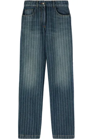 Palm Angels Jeans mit Nadelstreifen