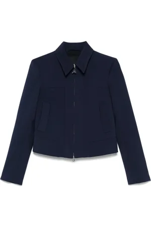 Patrizia Pepe Cropped-Jacke mit Rundhalsausschnitt
