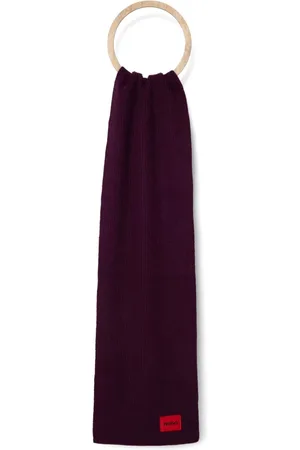 HUGO BOSS Schal mit Logo-Applikation