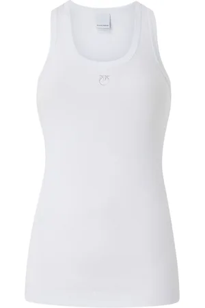 Pinko Tanktop mit Logo-Stickerei