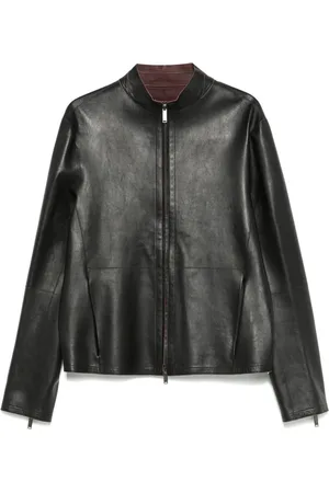 Emporio Armani Klassische Lederjacke