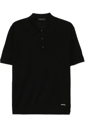 Prada Poloshirt mit Logo-Stickerei