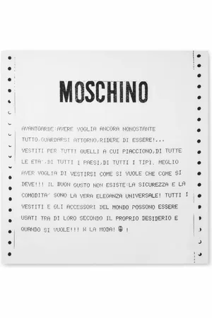 Moschino Schal mit Logo-Print