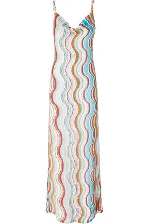Missoni Maxikleid mit Zickzackmuster