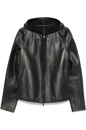 Emporio Armani Klassische Lederjacke