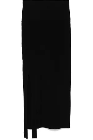 Victoria Beckham Gerippter Midirock