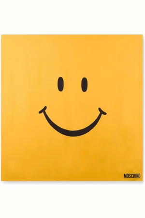 Moschino Schal mit Smiley