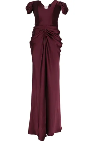 Ana Radu Drapiertes Maxikleid