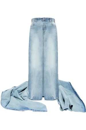 Vetements Jeans mit Rockapplikation