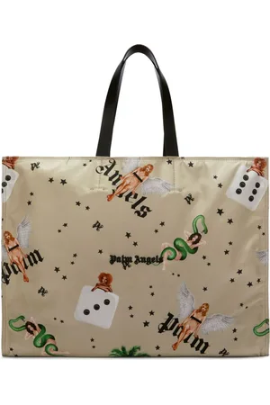 Palm Angels Tote Bag mit Pin-up