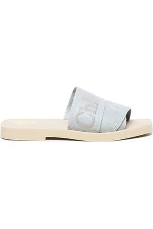 Chloé Pantoletten mit Logo-Print