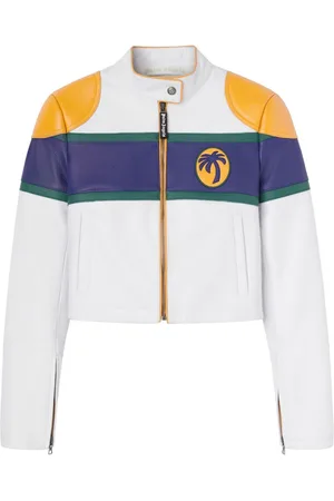 Palm Angels Klassische Bikerjacke mit Logo