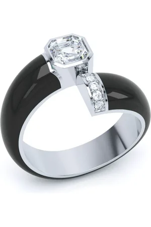 LOEV 18kt Toi et Moi Ring aus recyceltem Weißgold mit Diamant