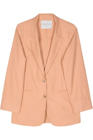 FORTE FORTE Twill-Blazer mit italienischen Schlitzen